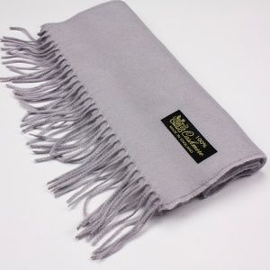 Gray Cashmere Scarf